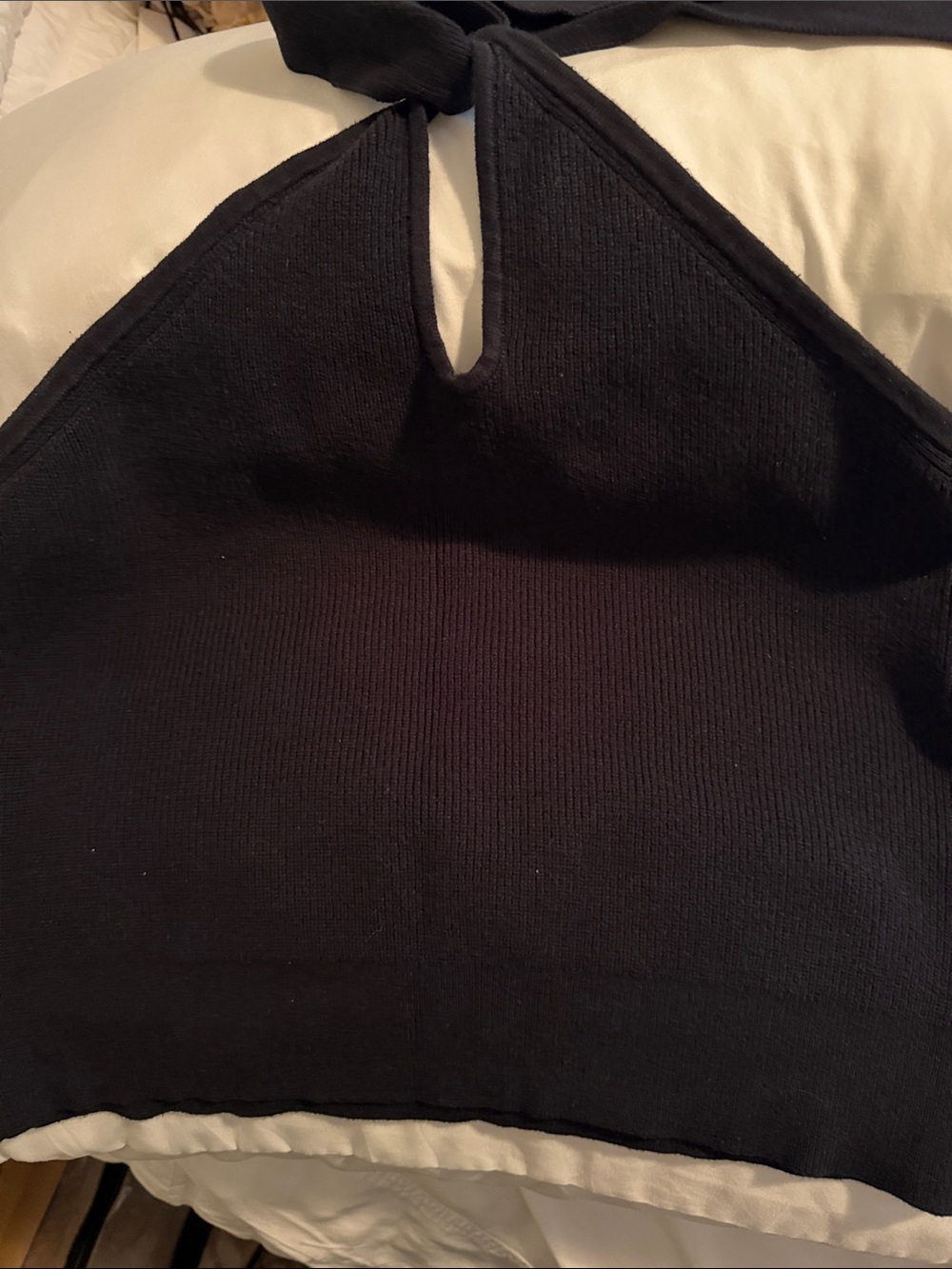 Banana Republic Black Halter Knit Tank